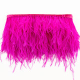 Flecos de Pluma Avestruz Fucsia. - Ribes y Casals