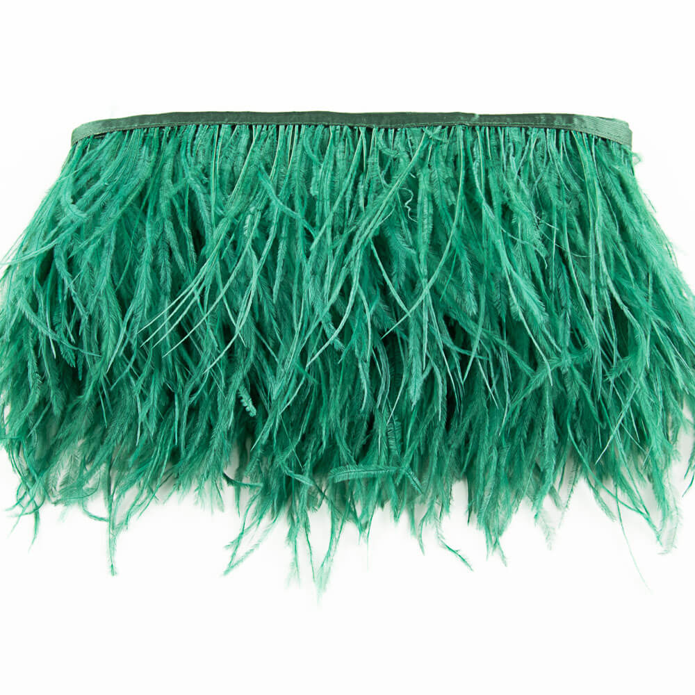 Flecos de Pluma Avestruz Verde. - Ribes y Casals