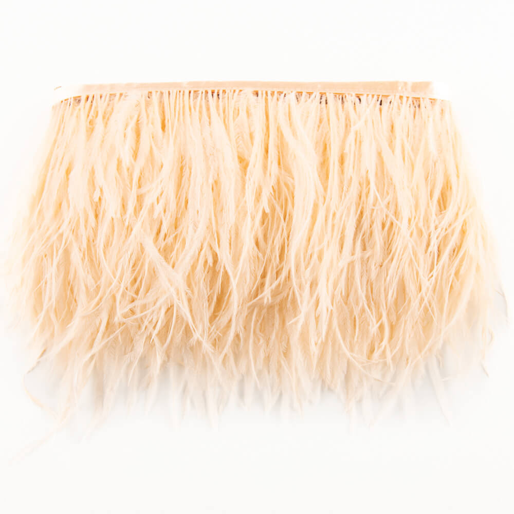 Flecos de Pluma Avestruz Salmón. - Ribes y Casals