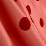 Fama Coral Lunar Flocado Rojo 30mm - Ribes y Casals