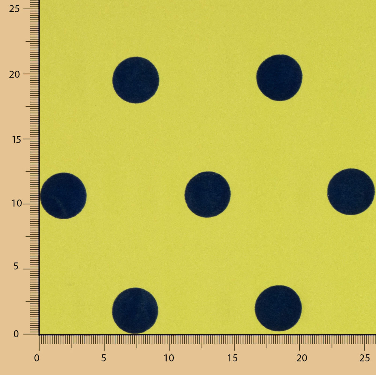 Fama Lima Lunar Flocado Azul 30mm - Ribes y Casals