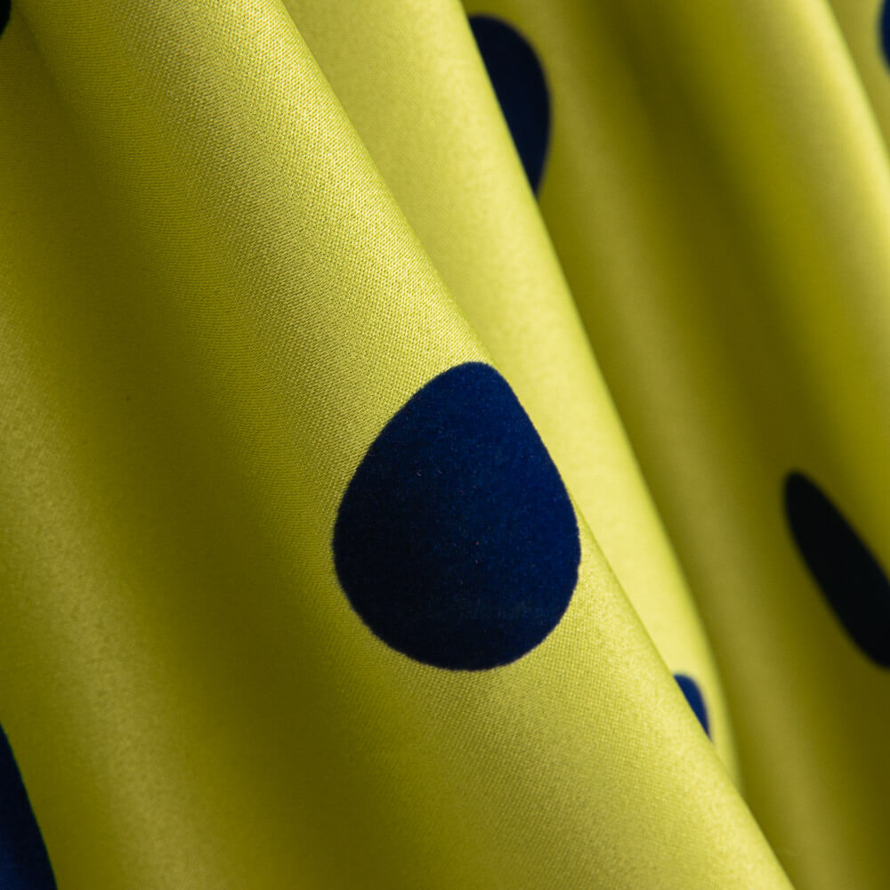 Fama Lima Lunar Flocado Azul 30mm - Ribes y Casals