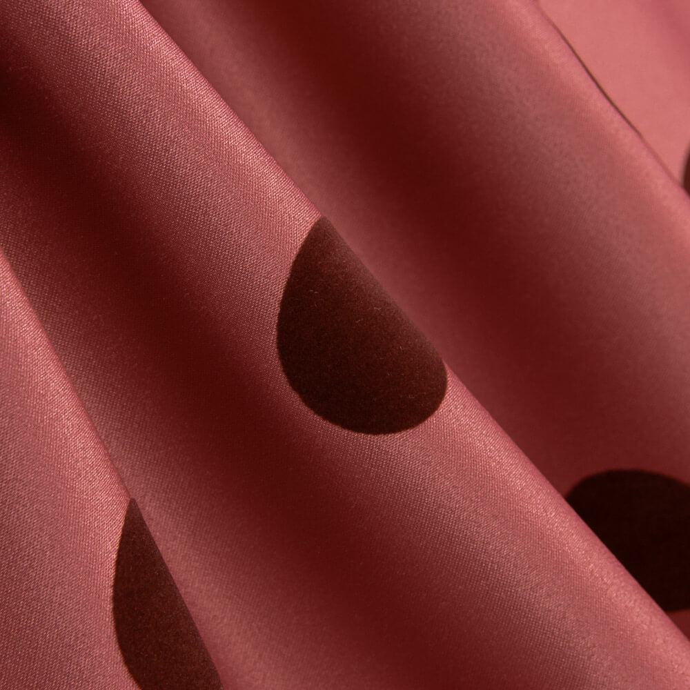 Fama Rosa Ruibarbo Lunar Flocado Grana 30mm - Ribes y Casals