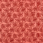 Fama Coral Flocado Rosa Rojo - Ribes y Casals