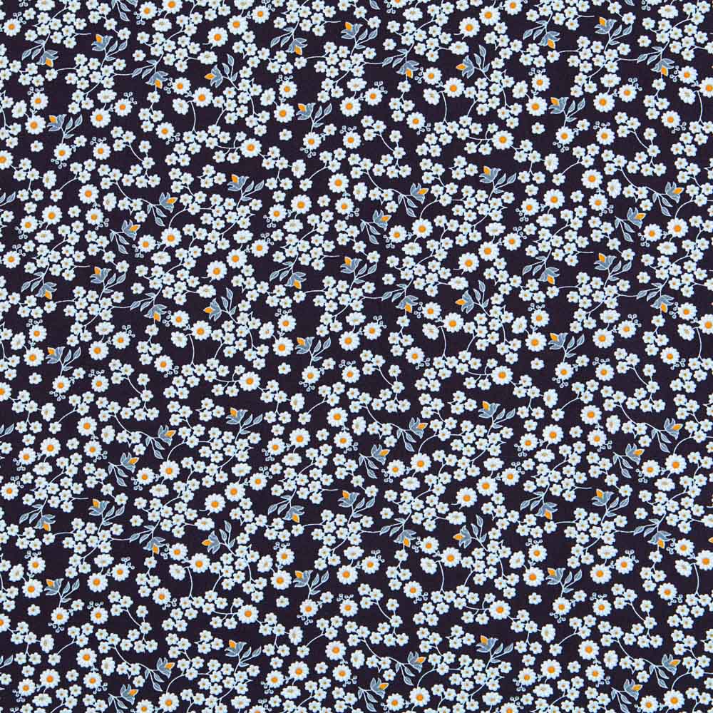 Algodón Margaritas Marino - Ribes y Casals