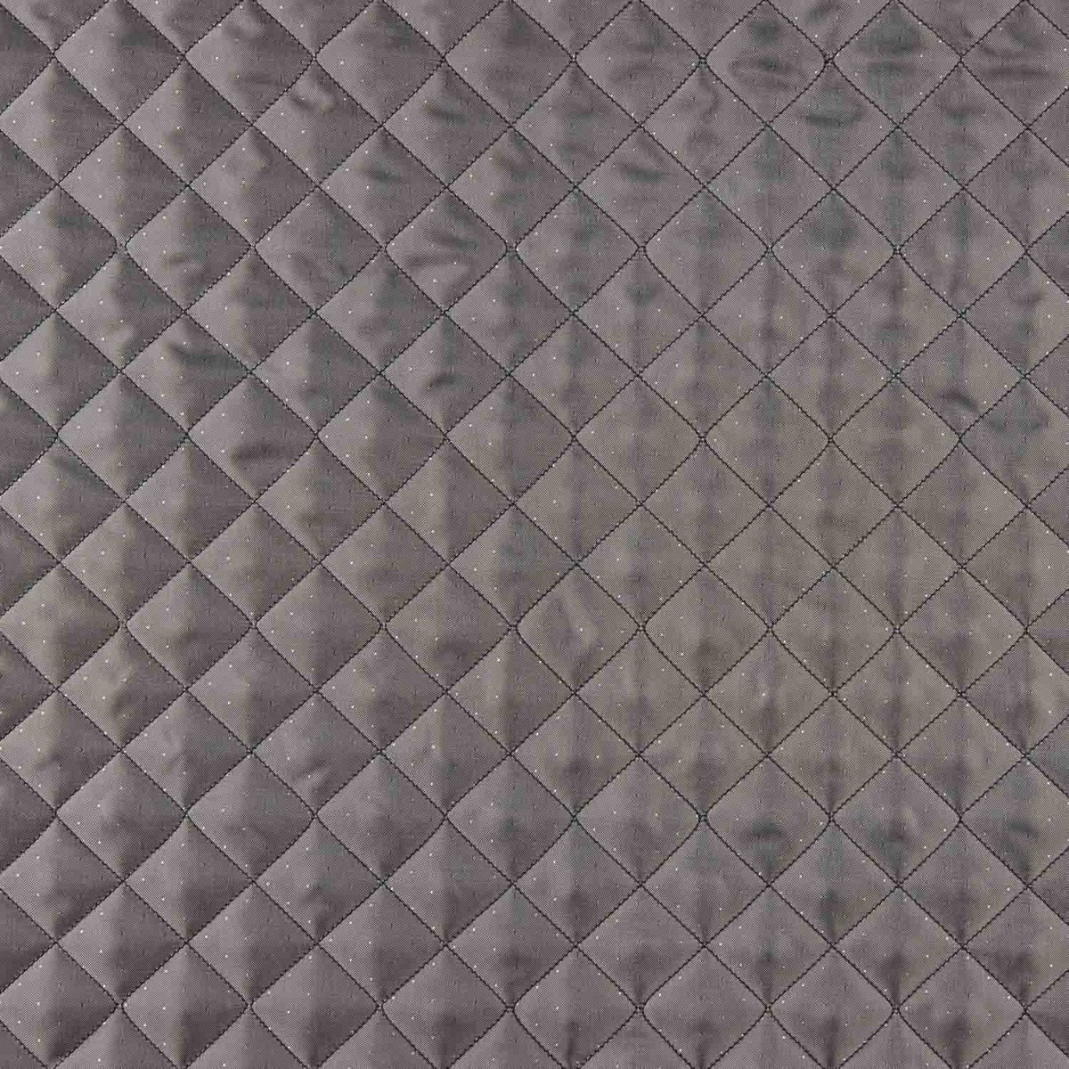 Forro Acolchado Gris con Topitos | Tejido Ligero 100% Poliéster 150 cm ...