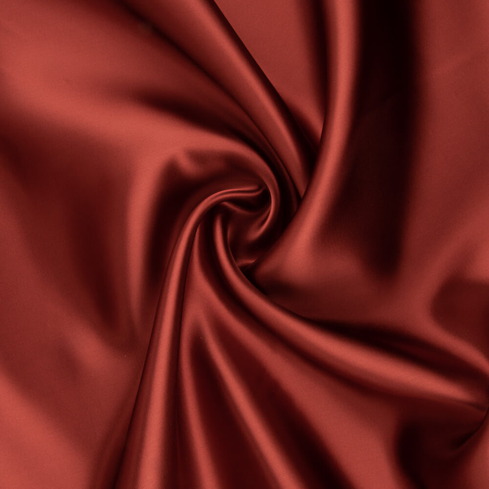 Forro de Raso Rayón Rojo Grana - Ribes y Casals