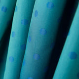 Forro Rayón Lunares Azul Verde - Ribes y Casals