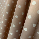 Forro Rayón Lunares Camel Verde - Ribes y Casals