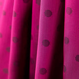 Forro Rayón Lunares Fucsia Oscuro - Ribes y Casals