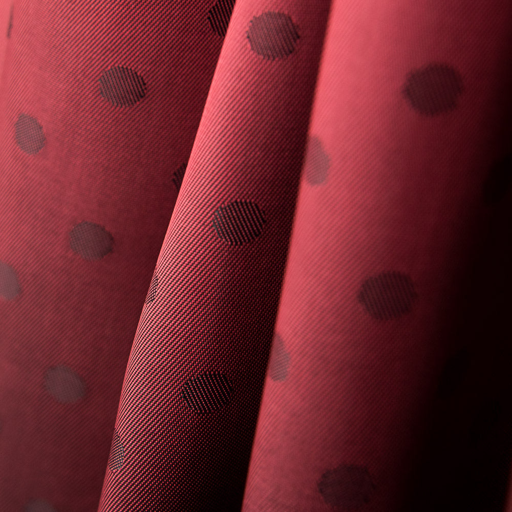 Forro Rayón Lunares Granate - Ribes y Casals