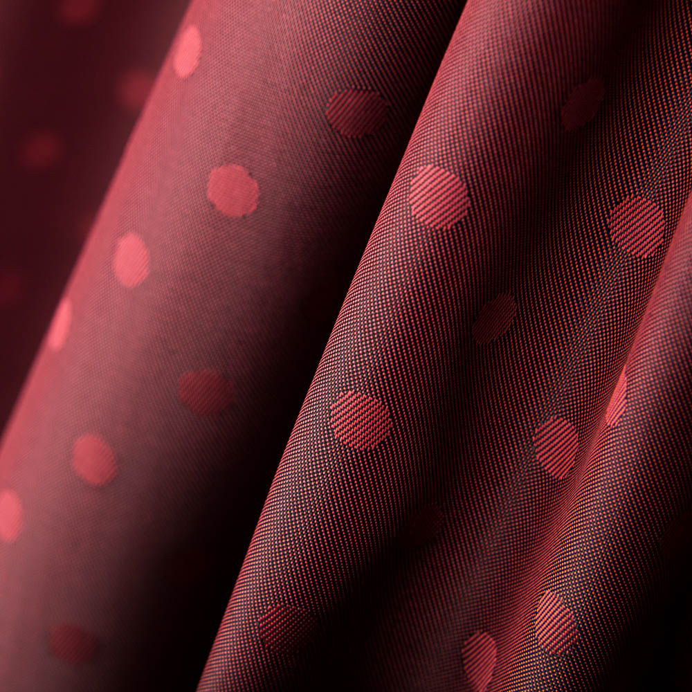 Forro Rayón Lunares Granate - Ribes y Casals