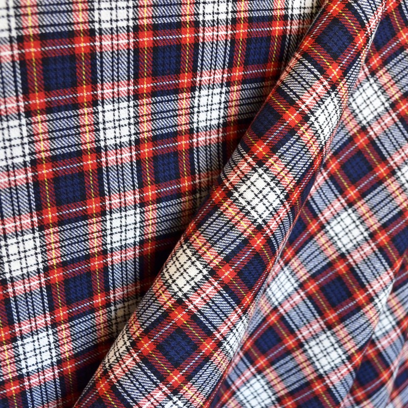 Franela Cruadro Escocés Rojo - Ribes y Casals