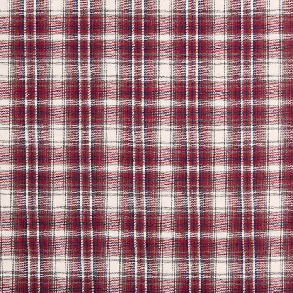 Franela Cuadros Leñador Granate - Ribes y Casals