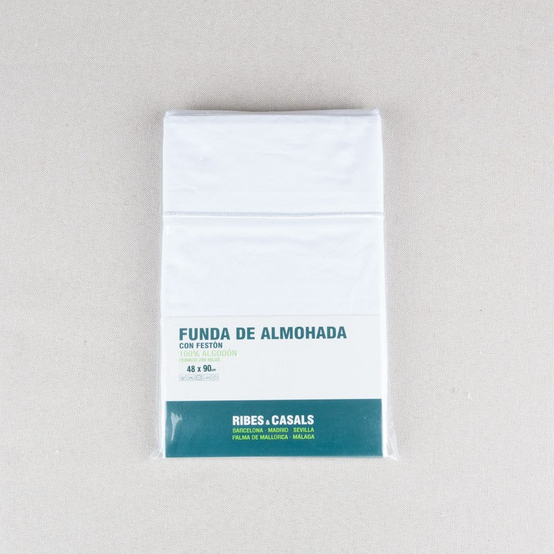 Funda Almohada Algodón 48x90cm - Ribes y Casals