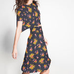 Gasa Bambula Bouquet Negra - Ribes y Casals