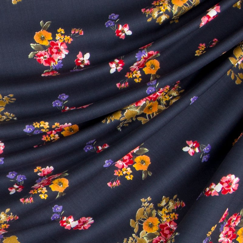 Gasa Bambula Bouquet Negra - Ribes y Casals