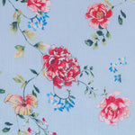 Gasa Bambula Garden Azul - Ribes y Casals