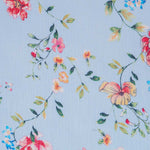 Gasa Bambula Garden Azul - Ribes y Casals