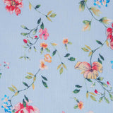 Gasa Bambula Garden Azul - Ribes y Casals