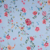 Gasa Bambula Garden Azul - Ribes y Casals