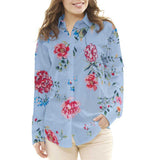 Gasa Bambula Garden Azul - Ribes y Casals