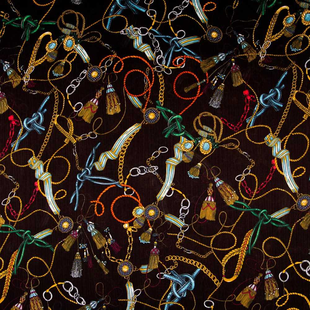 Gasa Bambula Hermes Marrón - Ribes y Casals