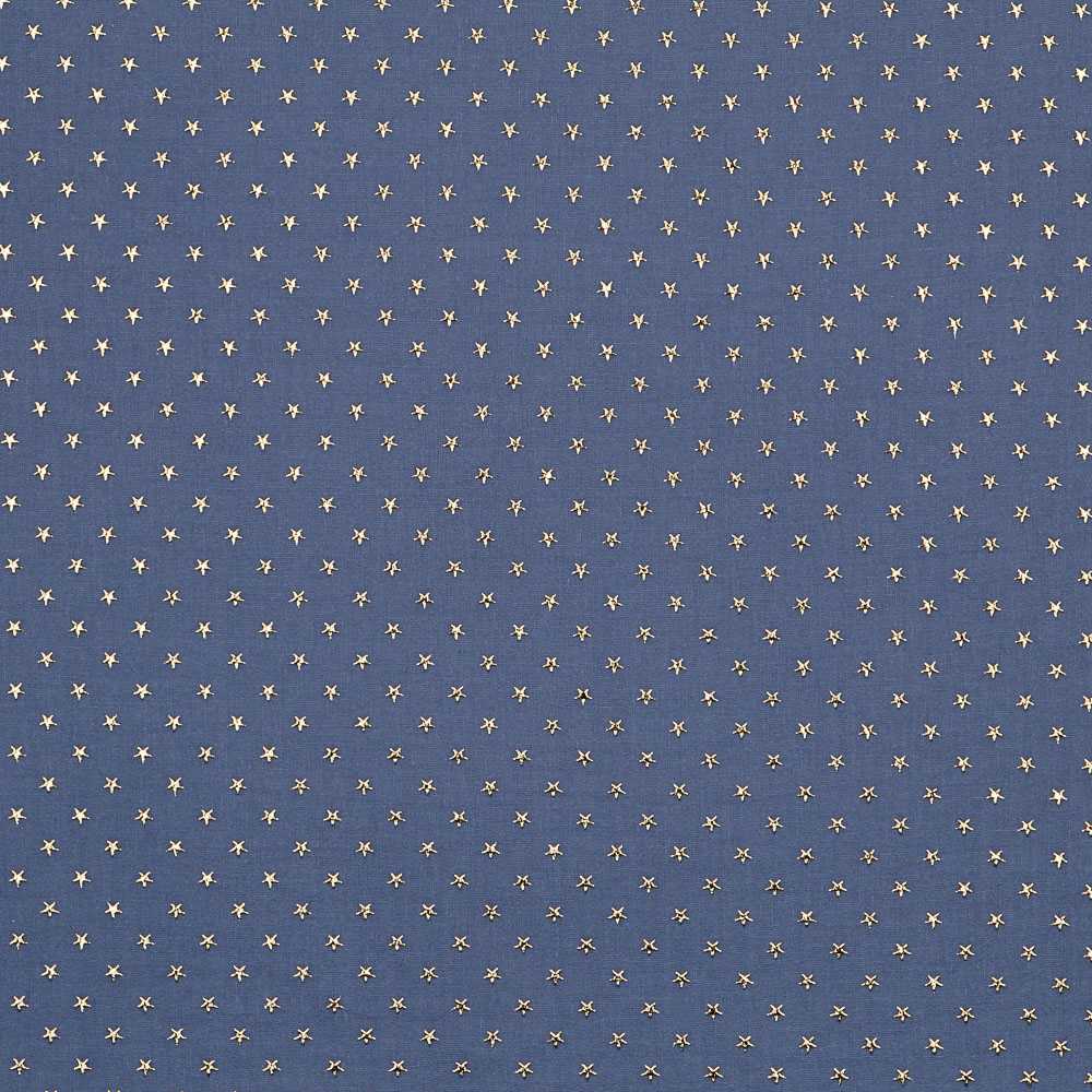 Gasa Bambula Lurex Azul - Ribes y Casals