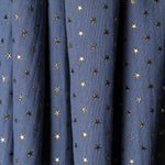 Gasa Bambula Lurex Azul - Ribes y Casals