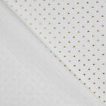 Gasa Bambula Lurex Blanca - Ribes y Casals