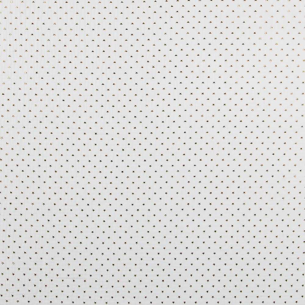 Gasa Bambula Lurex Blanca - Ribes y Casals