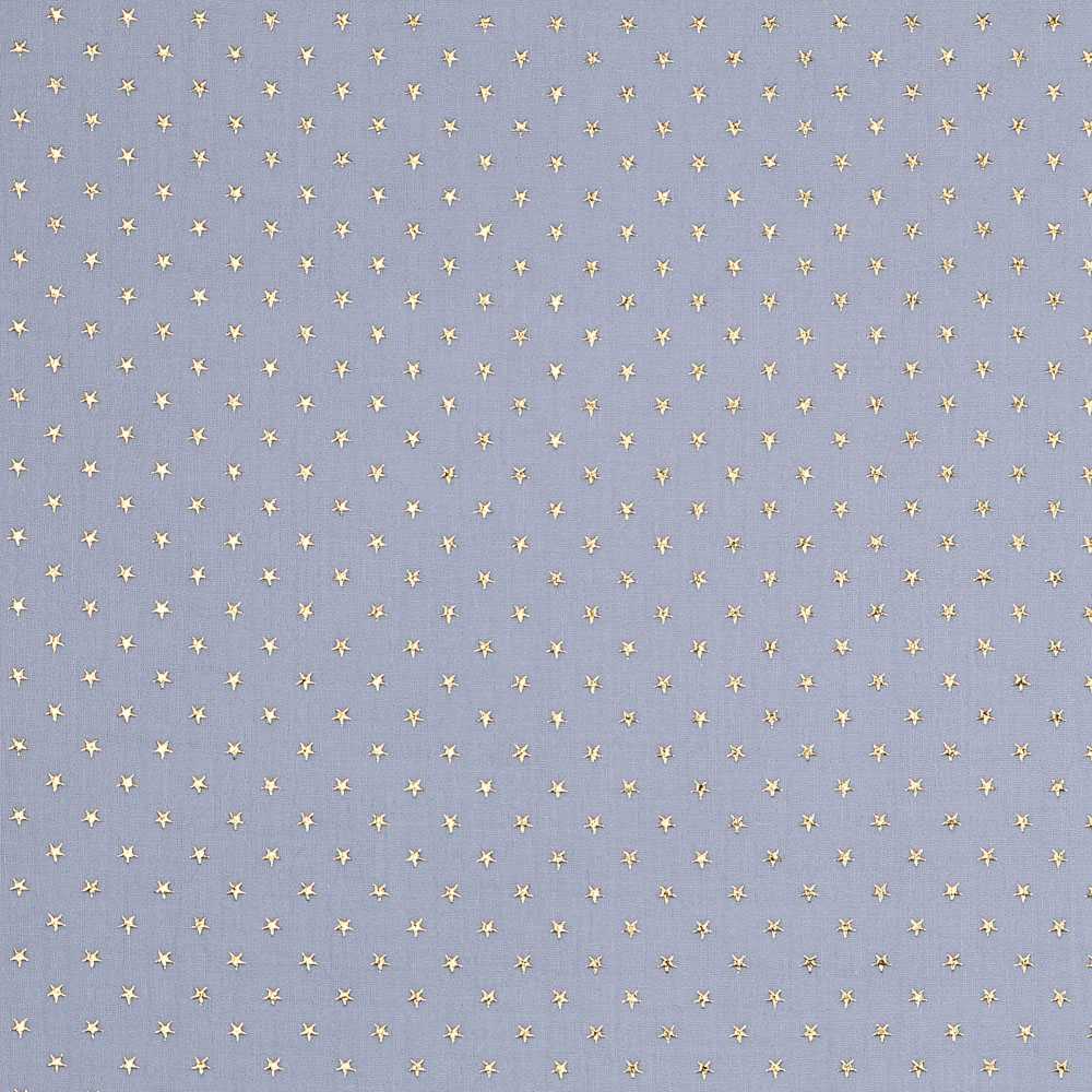 Gasa Bambula Lurex Cielo - Ribes y Casals