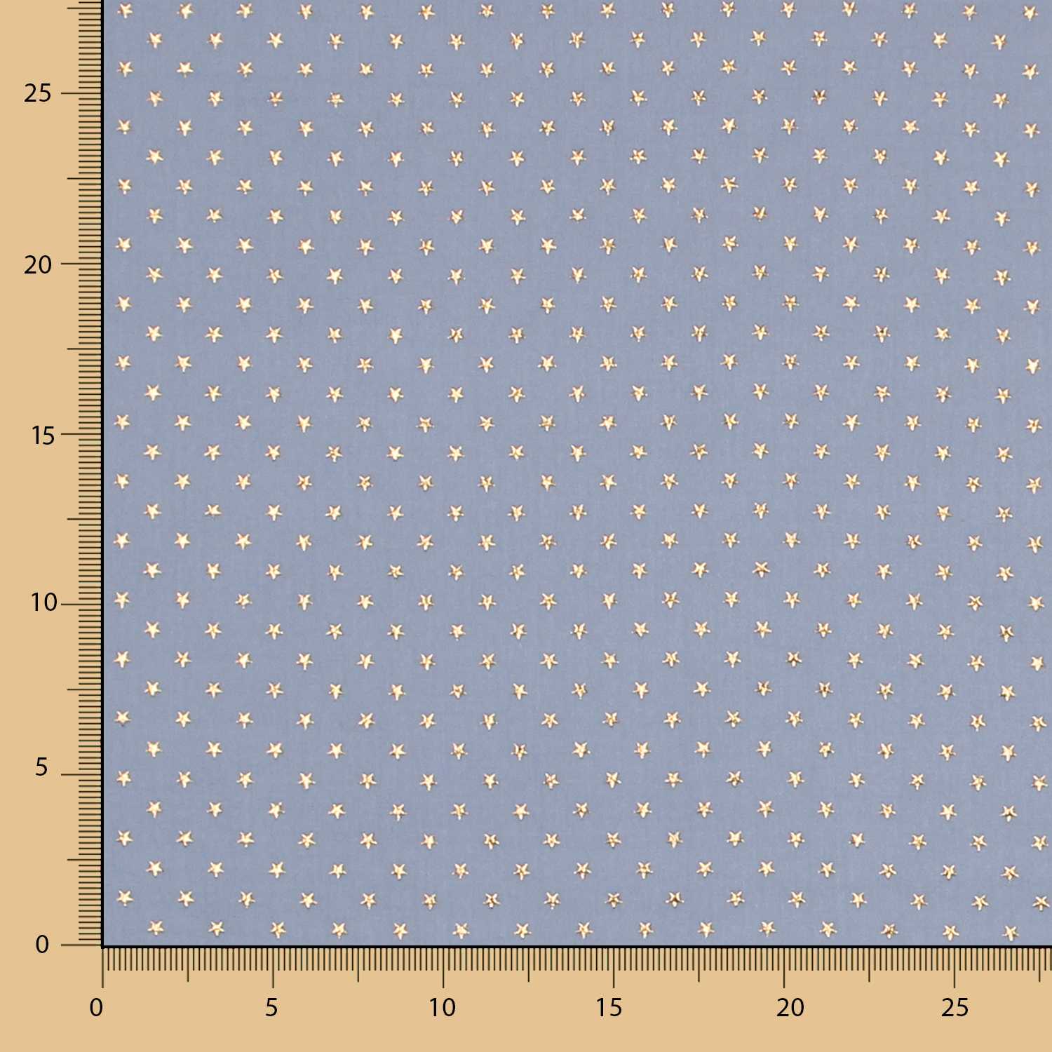 Gasa Bambula Lurex Cielo - Ribes y Casals