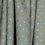 Gasa Bambula Lurex Menta - Ribes y Casals