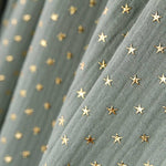 Gasa Bambula Lurex Menta - Ribes y Casals