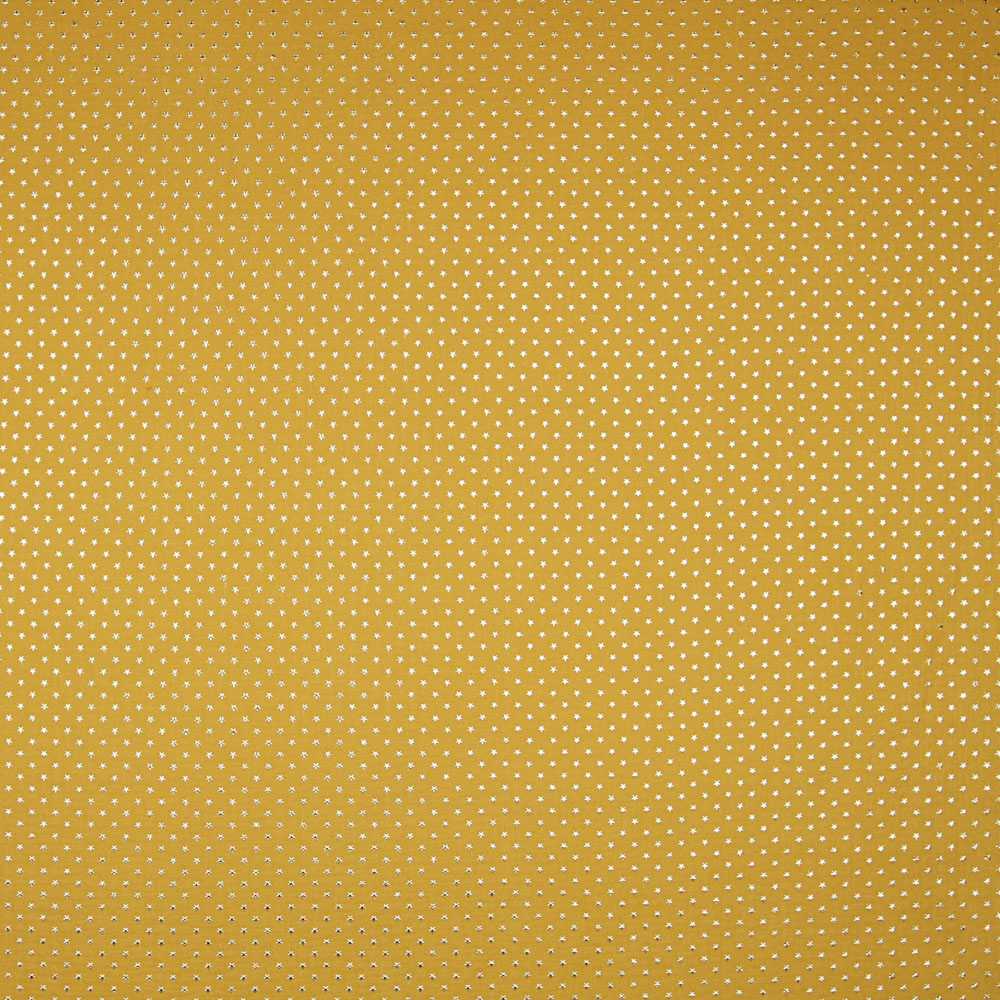 Gasa Bambula Lurex Mostaza - Ribes y Casals