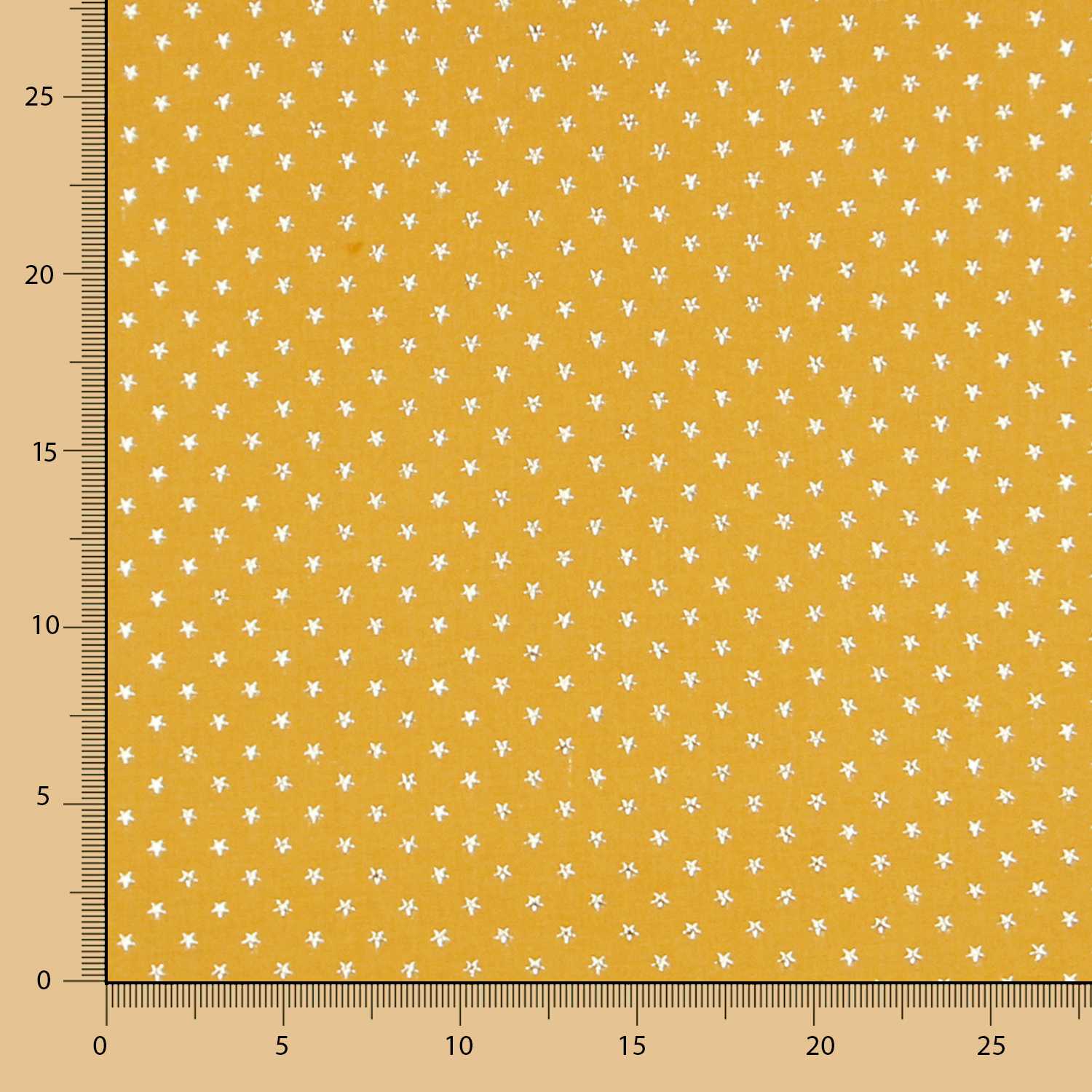 Gasa Bambula Lurex Mostaza - Ribes y Casals