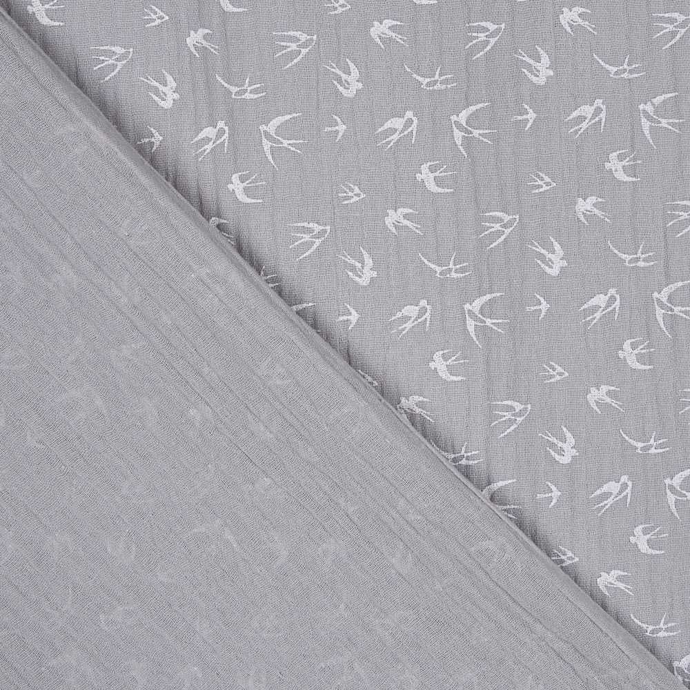 Gasa Bambula Nature Gris - Ribes y Casals