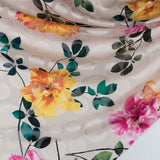 Gasa Devoré Flamenca Cruda - Ribes y Casals