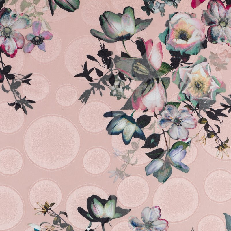 Gasa Devoré Flamenca Rosa - Ribes y Casals