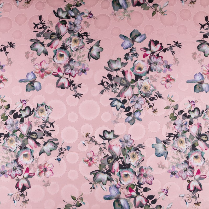 Gasa Devoré Flamenca Rosa - Ribes y Casals