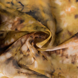 Gasa Estampada Tie Dye Ocre - Ribes y Casals