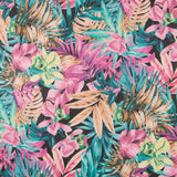 Gasa Estampada Tropic Fucsia - Ribes y Casals