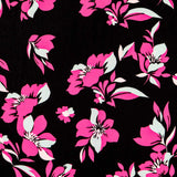 Gasa Floral Fucsia - Ribes y Casals