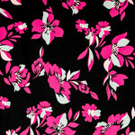 Gasa Floral Fucsia - Ribes y Casals