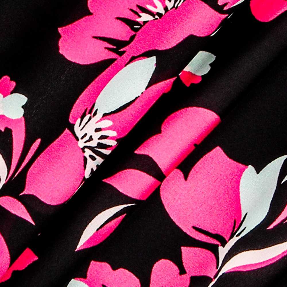 Gasa Floral Fucsia - Ribes y Casals