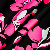 Gasa Floral Fucsia - Ribes y Casals