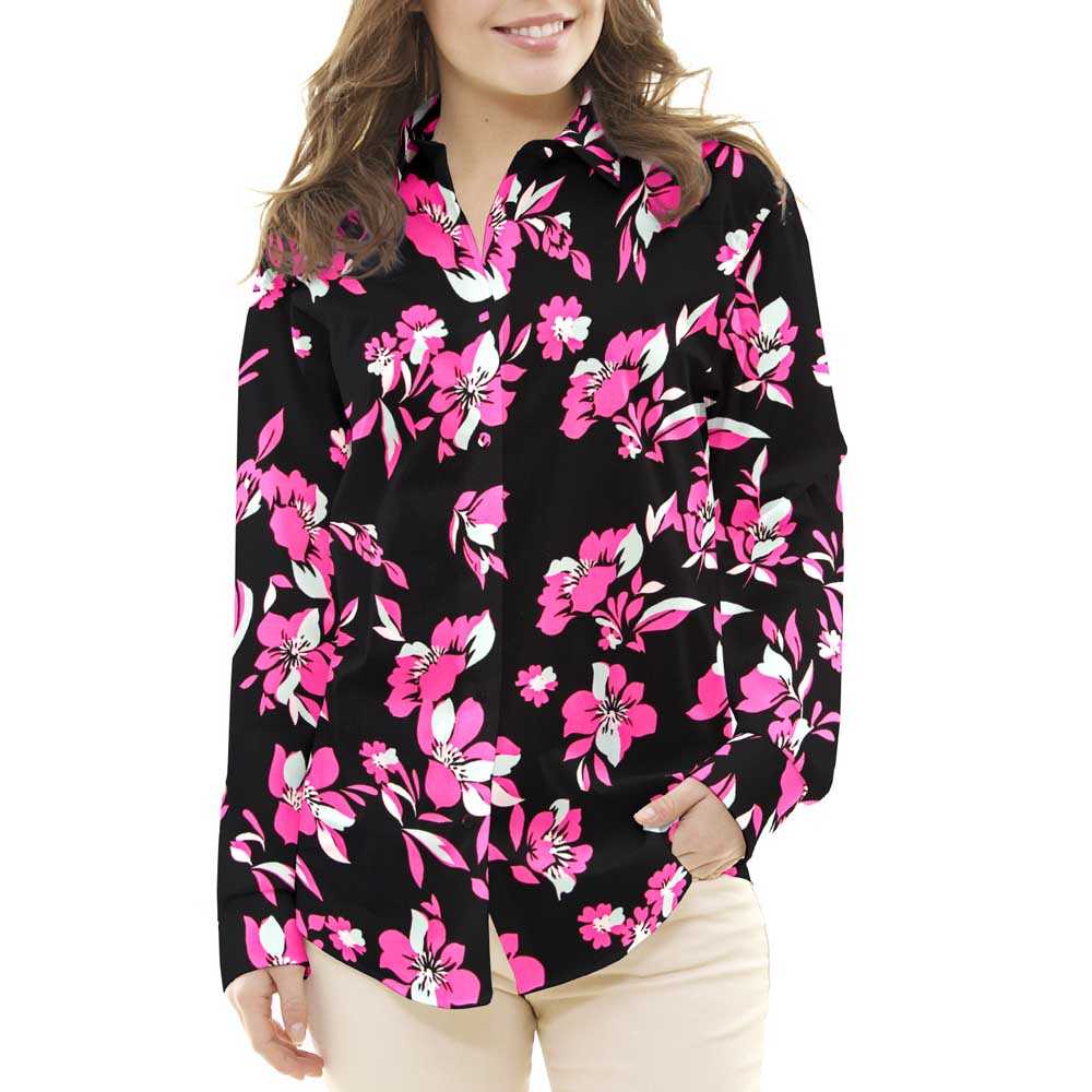 Gasa Floral Fucsia - Ribes y Casals