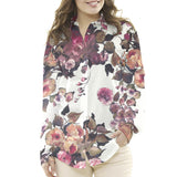 Gasa Floral Otoño Crema - Ribes y Casals