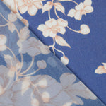 Gasa Flores Vintage Azul - Ribes y Casals